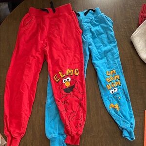Sesame Street - sweatpants set - Elmo and Cookie Monster - 2 pieces - 5T